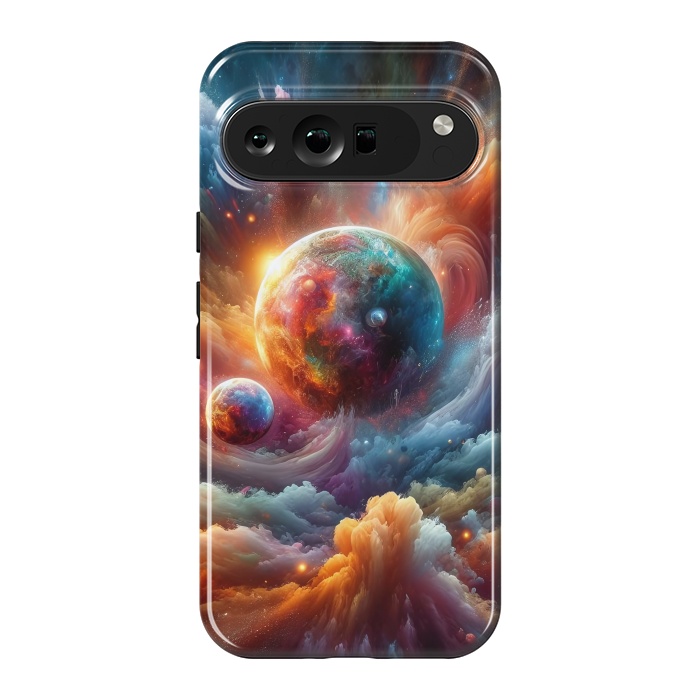 Pixel 9 Pro XL StrongFit Splash Paint Universe by JohnnyVillas