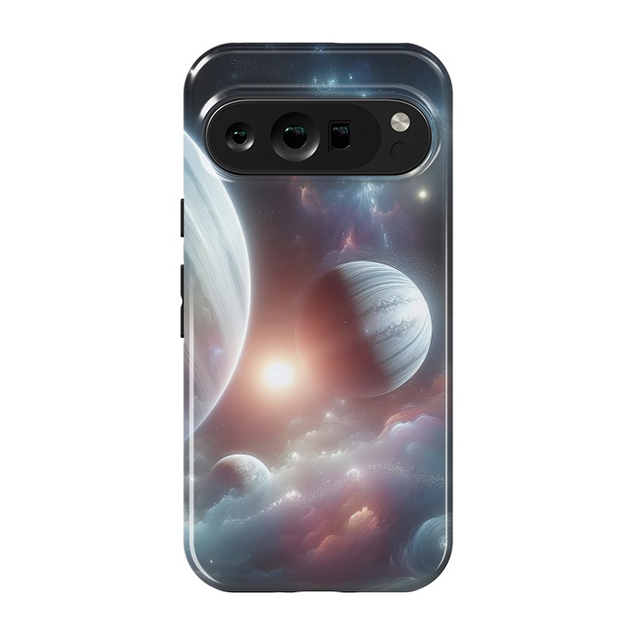 Pixel 9 pro StrongFit Iridescent Universe by JohnnyVillas