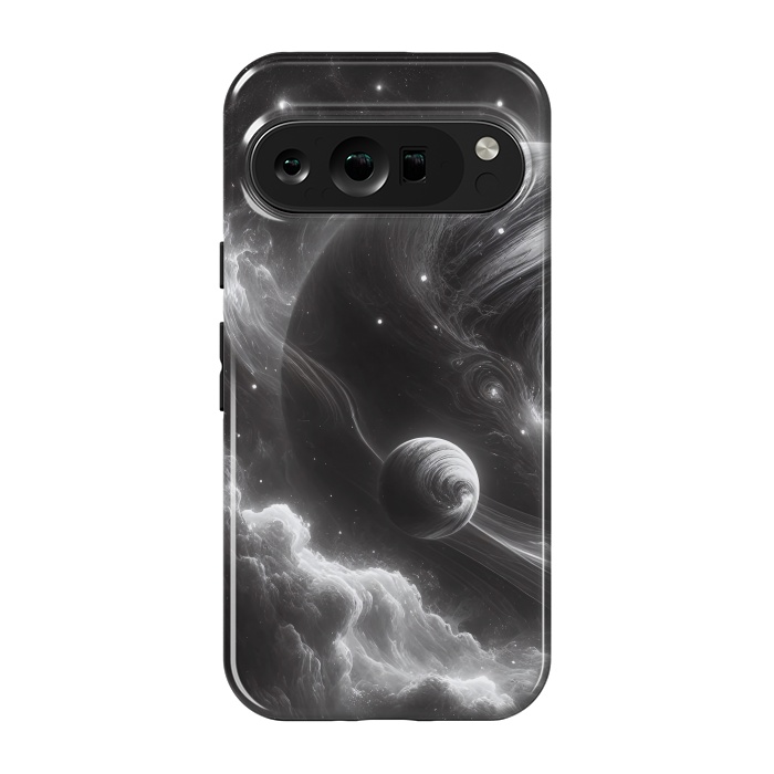 Pixel 9 pro StrongFit B&W Universe by JohnnyVillas