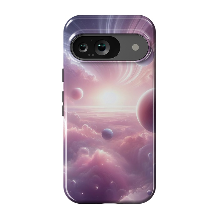 Pixel 9 StrongFit Lavender Universe by JohnnyVillas