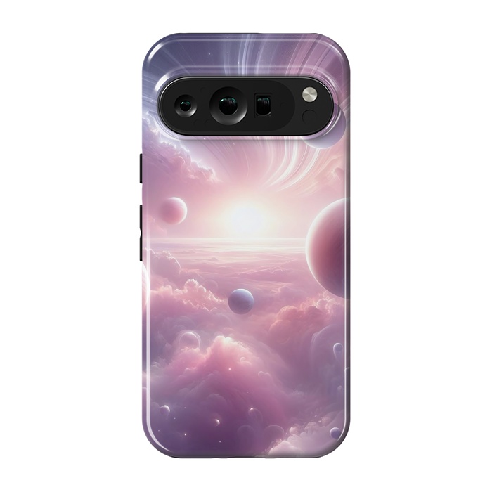 Pixel 9 pro StrongFit Lavender Universe by JohnnyVillas