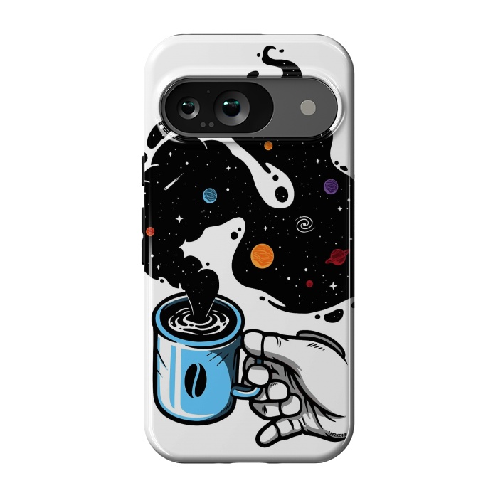 Pixel 9 StrongFit Space Coffee by LM2Kone