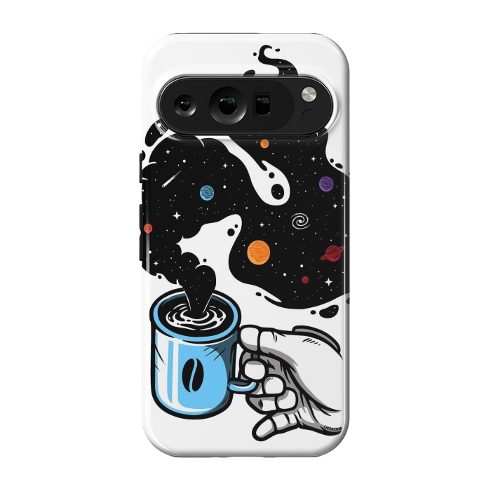 Pixel 9 pro StrongFit Space Coffee by LM2Kone