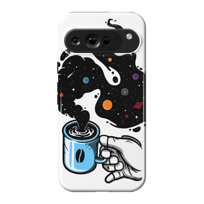 Pixel 9 Pro XL StrongFit Space Coffee by LM2Kone