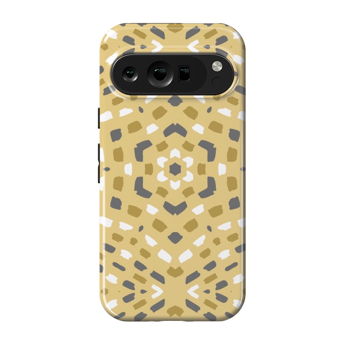 Pixel 9 pro StrongFit Geometrical Kaleidoscope Pattern by Creativeaxle