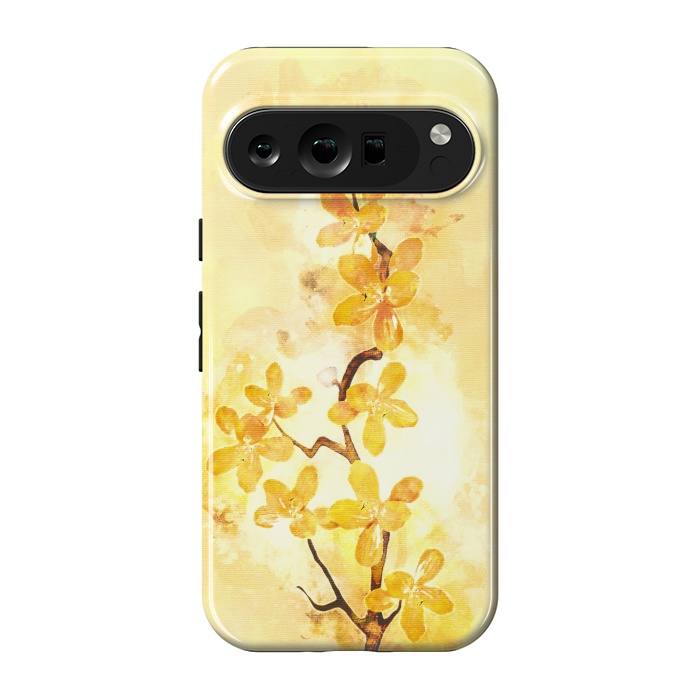 Pixel 9 pro StrongFit Yellow Tropical Branch by Creativeaxle