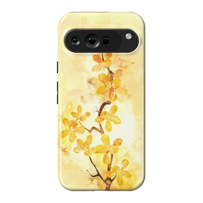 Pixel 9 Pro XL StrongFit Yellow Tropical Branch by Creativeaxle