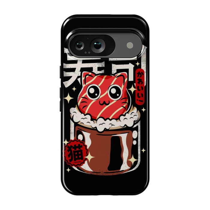 Pixel 9 StrongFit Neko Sushi Cat by LM2Kone