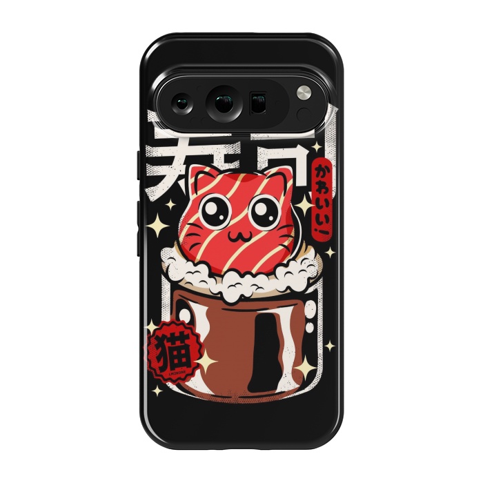 Pixel 9 pro StrongFit Neko Sushi Cat by LM2Kone