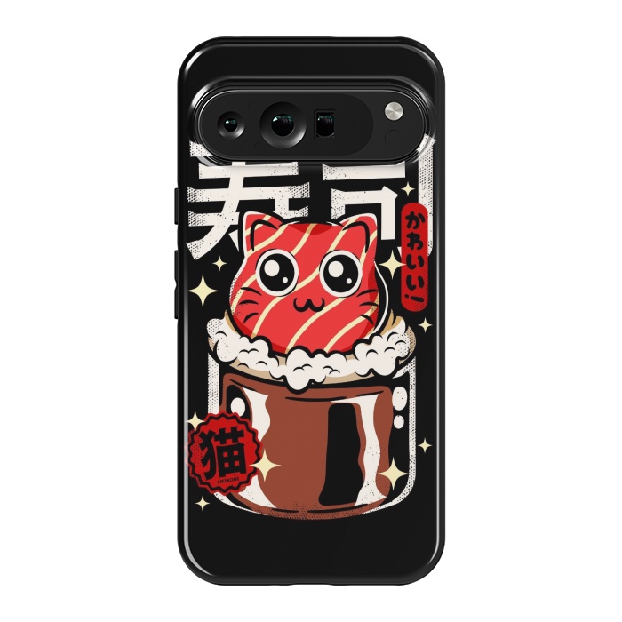 Pixel 9 Pro XL StrongFit Neko Sushi Cat by LM2Kone