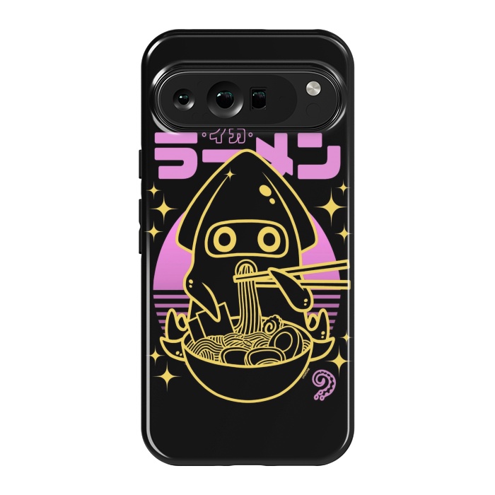 Pixel 9 Pro XL StrongFit Squid Ramen Sunset Neon by LM2Kone