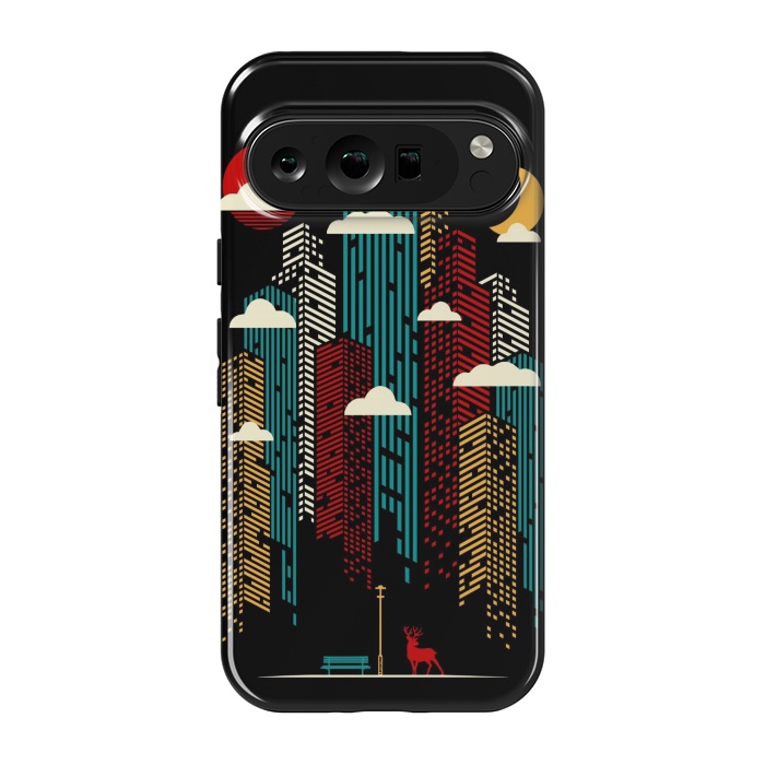 Pixel 9 pro StrongFit Modern Urban Retro by LM2Kone