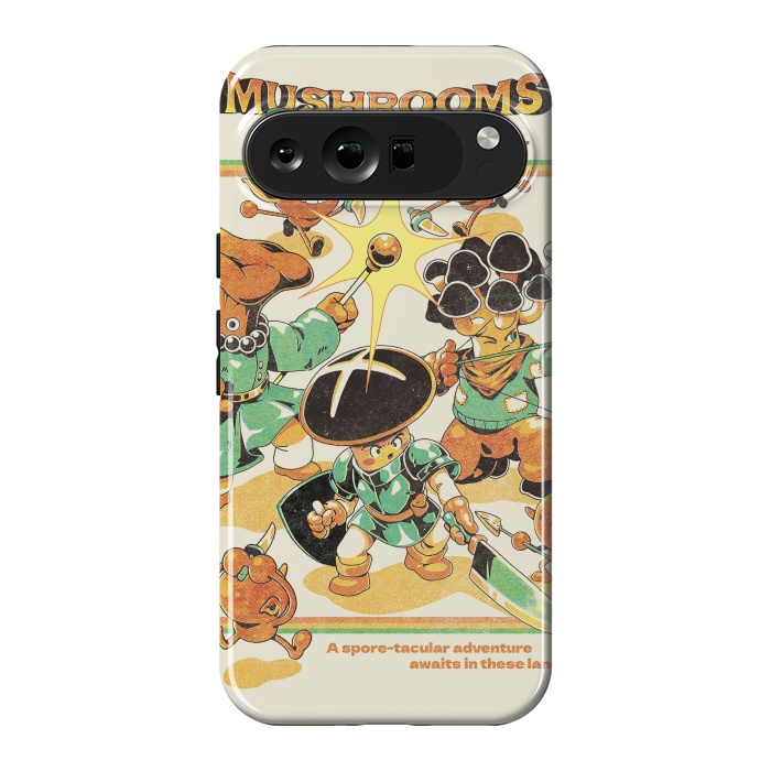 Pixel 9 Pro XL StrongFit Mushrooms and Goblins by Ilustrata