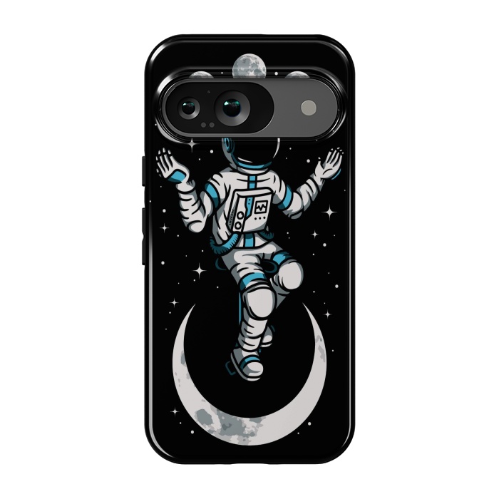 Pixel 9 StrongFit Moono Cycle Astronaut by LM2Kone