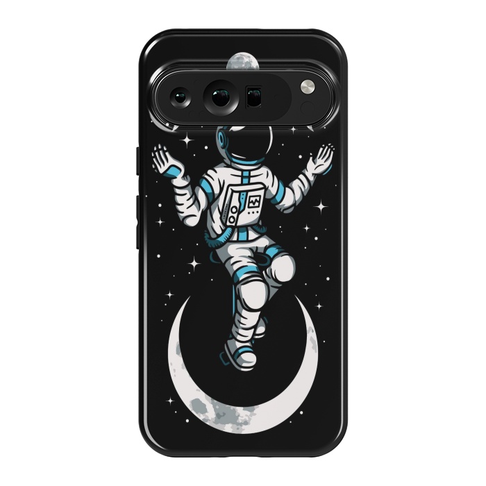 Pixel 9 Pro XL StrongFit Moono Cycle Astronaut by LM2Kone