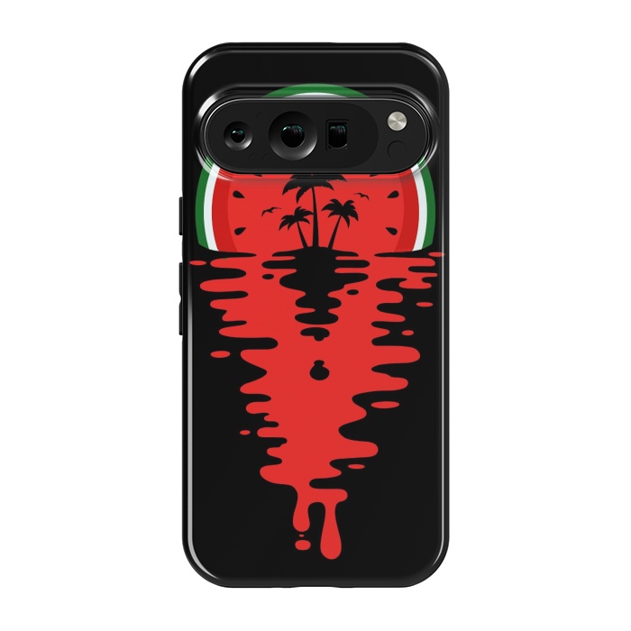 Pixel 9 pro StrongFit Sunset Watermelon Vaporwave by LM2Kone