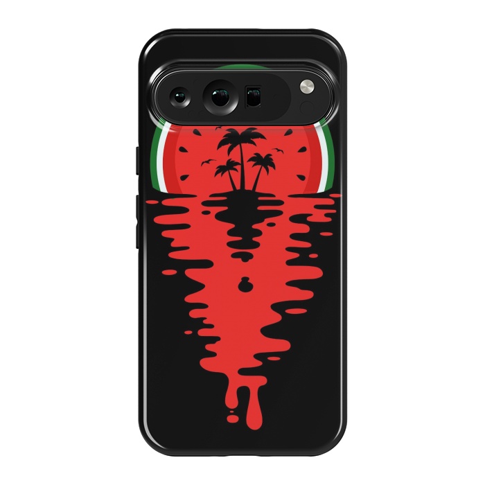 Pixel 9 Pro XL StrongFit Sunset Watermelon Vaporwave by LM2Kone