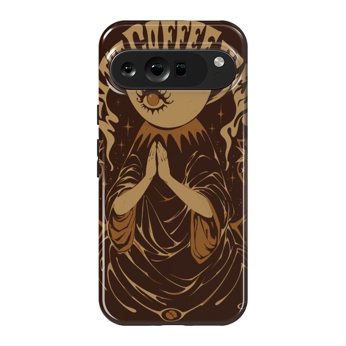 Pixel 9 Pro XL StrongFit May the Coffee Bless You by Ilustrata