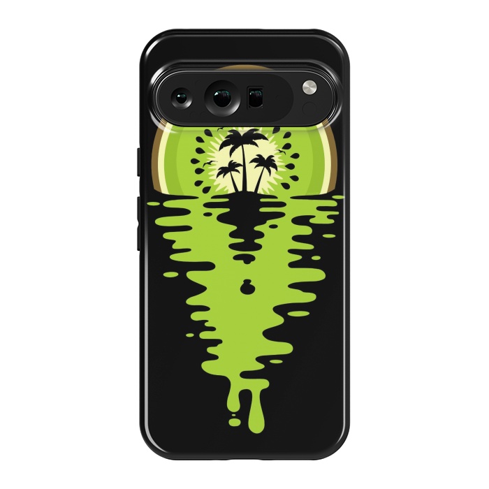 Pixel 9 Pro XL StrongFit Sunset Kiwi Vaporwave by LM2Kone