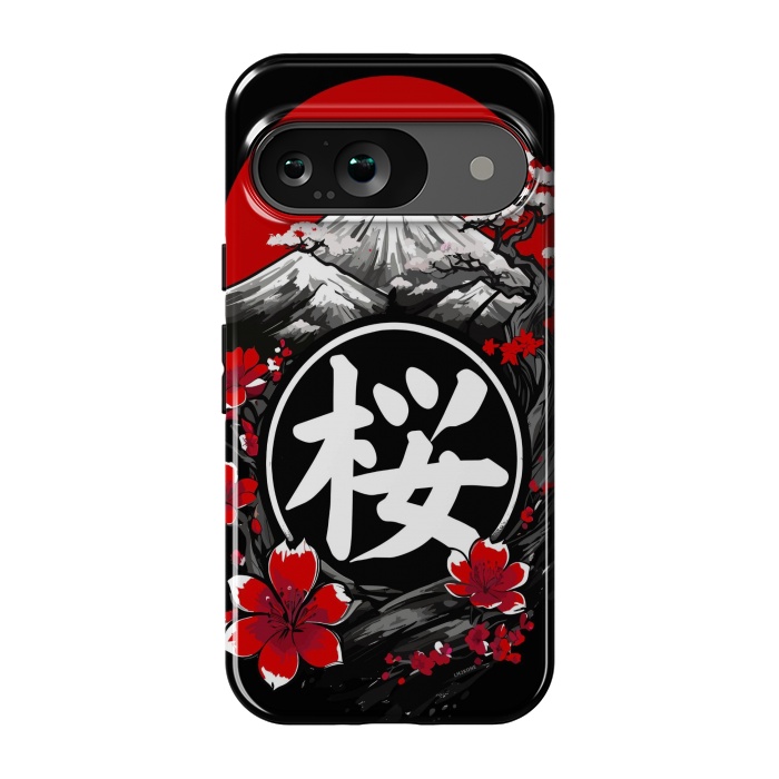 Pixel 9 StrongFit Mount Fuji Cherry Blossoms by LM2Kone