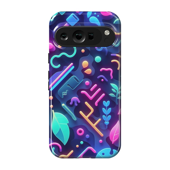 Pixel 9 pro StrongFit Neon Nature by JohnnyVillas