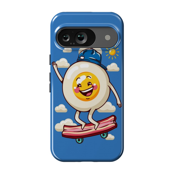 Pixel 9 StrongFit Funny Fried Egg by LM2Kone