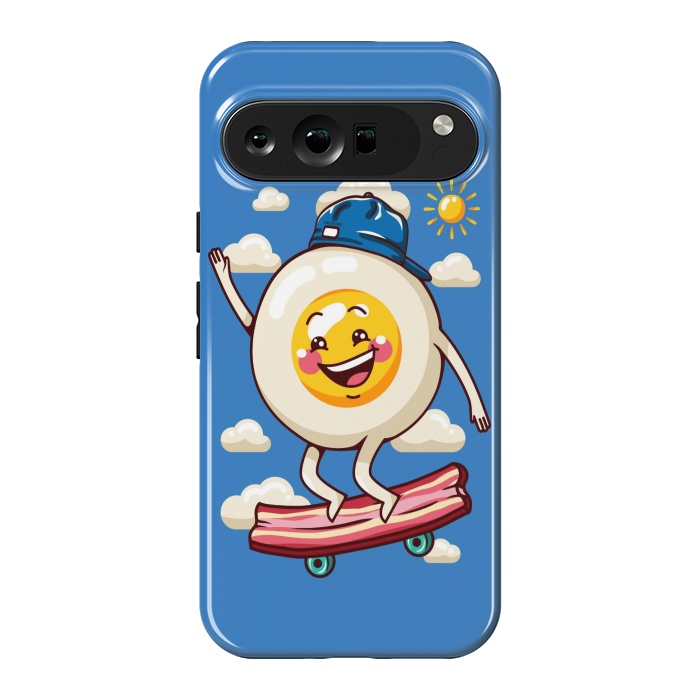 Pixel 9 Pro XL StrongFit Funny Fried Egg by LM2Kone