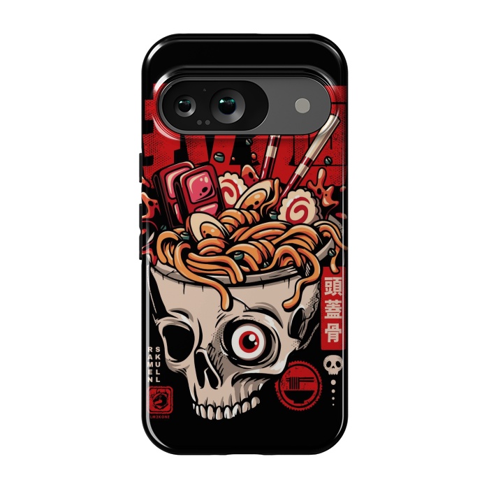 Pixel 9 StrongFit Skull Ramen Noodles by LM2Kone