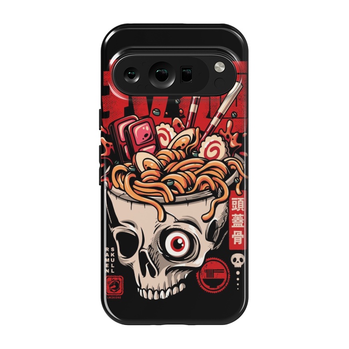 Pixel 9 pro StrongFit Skull Ramen Noodles by LM2Kone