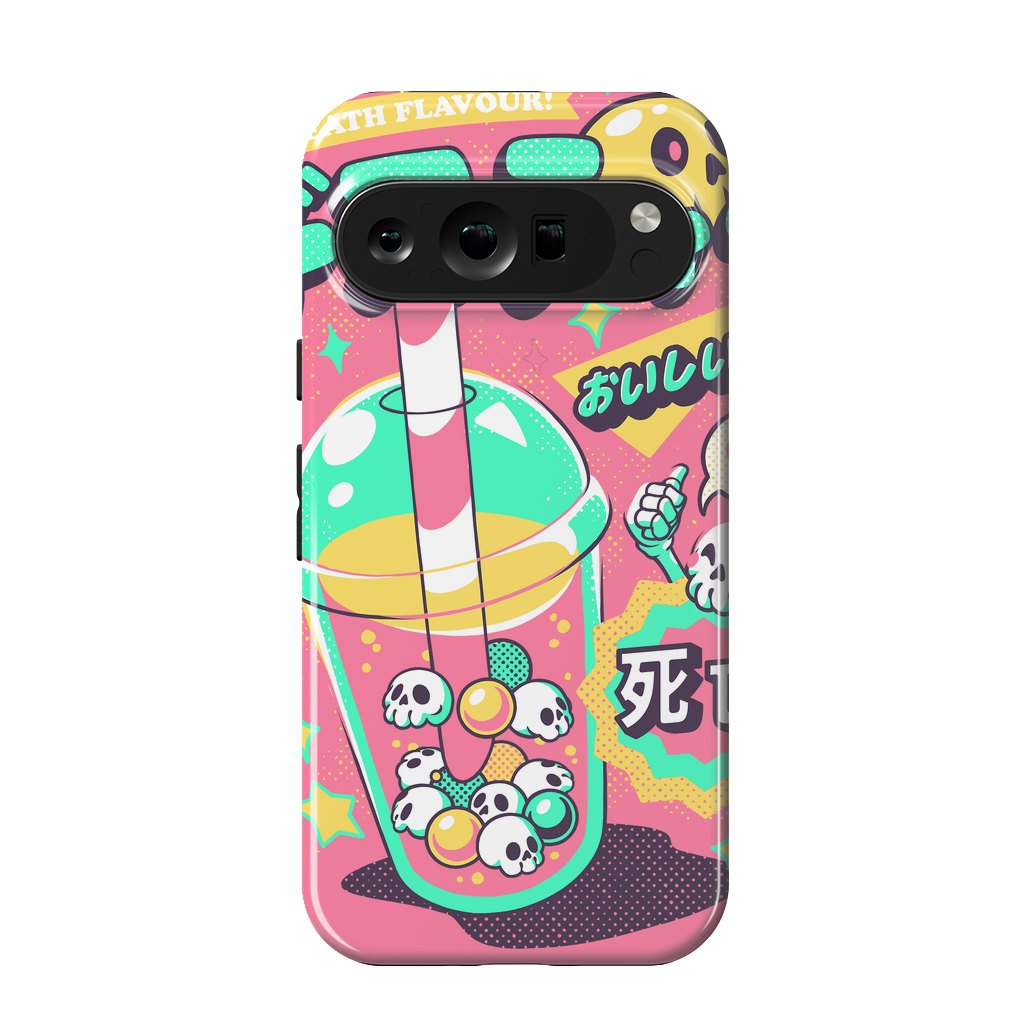 Pixel 9 pro StrongFit Death Tea - Pink Version by Ilustrata