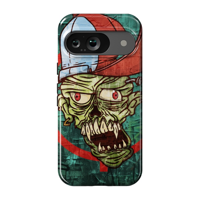 Pixel 9 StrongFit monster head with cap by Manuvila