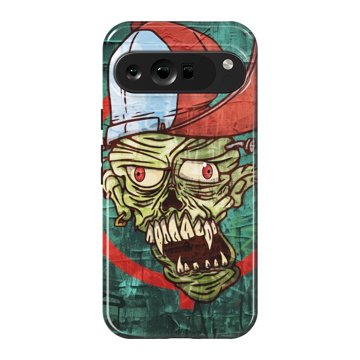 Pixel 9 Pro XL StrongFit monster head with cap by Manuvila