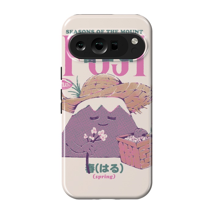 Pixel 9 pro StrongFit Mount Fuji Spring by Ilustrata