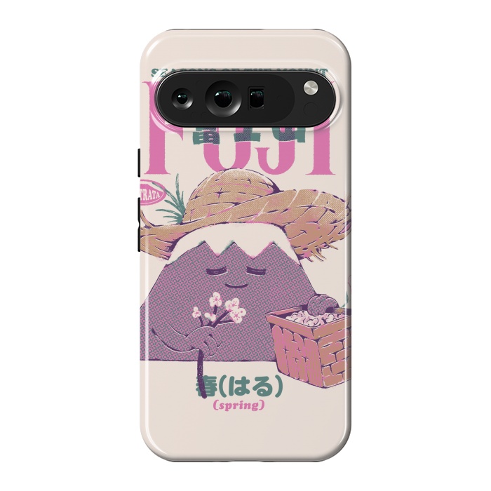 Pixel 9 Pro XL StrongFit Mount Fuji Spring by Ilustrata