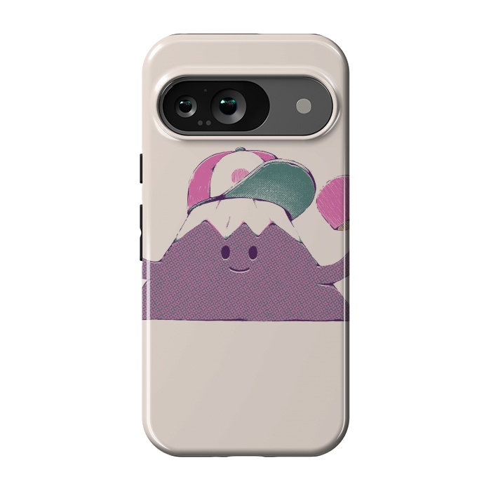 Pixel 9 StrongFit Mount Fuji Summer Sticker by Ilustrata