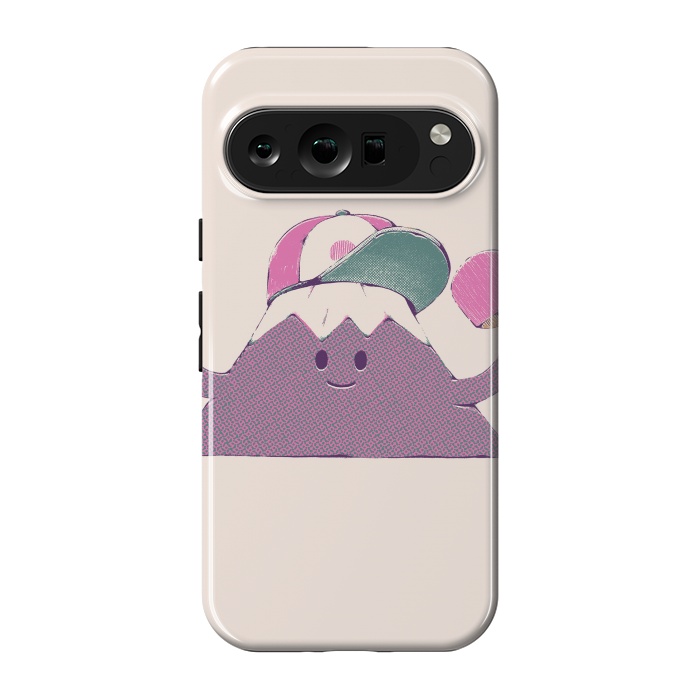 Pixel 9 pro StrongFit Mount Fuji Summer Sticker by Ilustrata