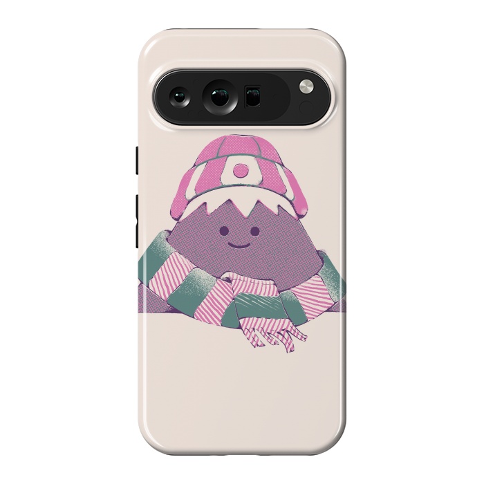 Pixel 9 Pro XL StrongFit Mount Fuji Winter Sticker by Ilustrata