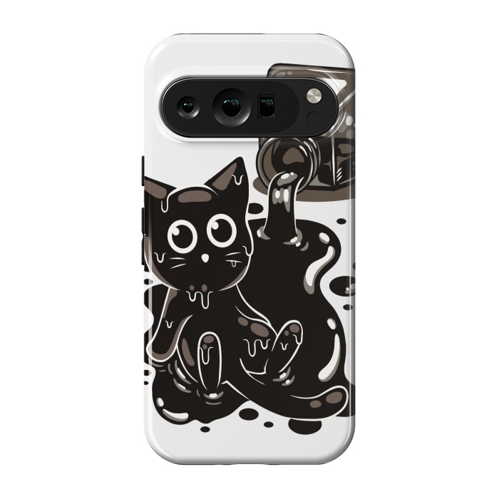 Pixel 9 pro StrongFit Ink Kitty by LM2Kone