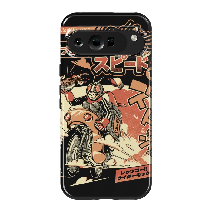 Pixel 9 Pro XL StrongFit Ramen Rider - Black Version by Ilustrata