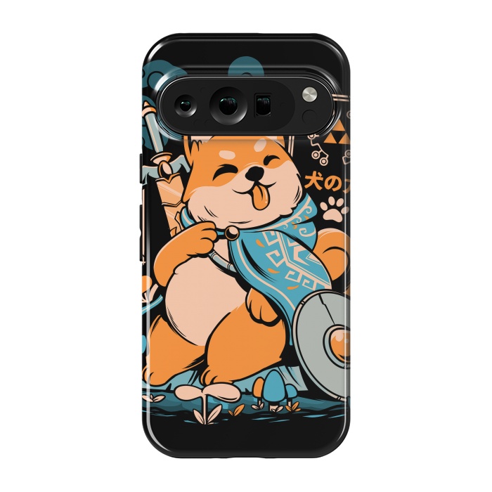 Pixel 9 pro StrongFit The Legend of Dog - Black Version by Ilustrata