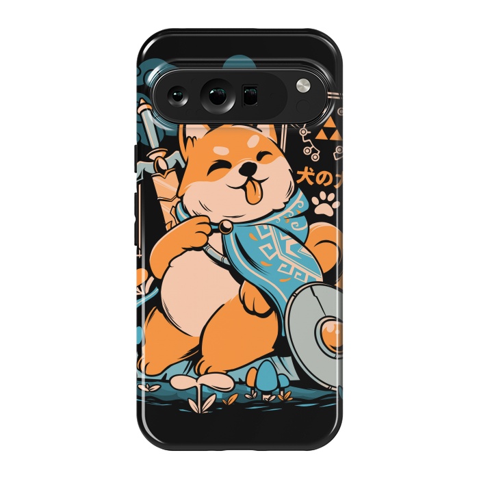 Pixel 9 Pro XL StrongFit The Legend of Dog - Black Version by Ilustrata