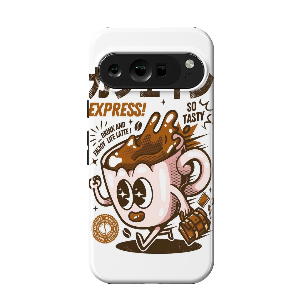 Pixel 9 pro StrongFit Funny Caffeine Expresso by LM2Kone