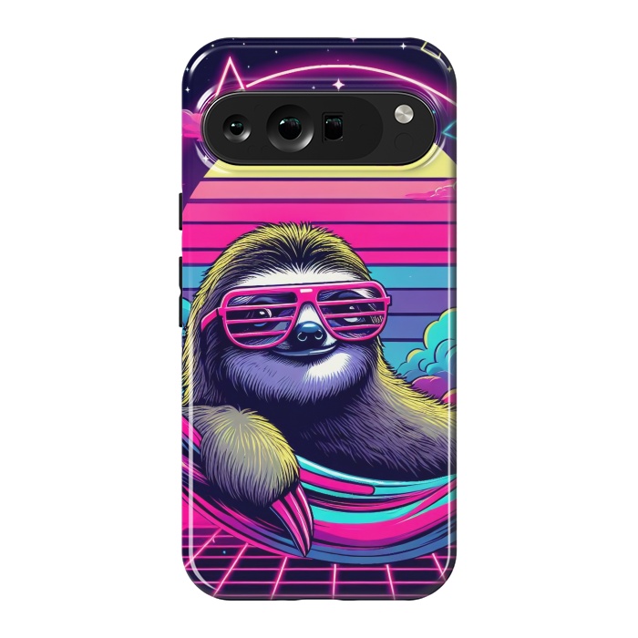 Pixel 9 Pro XL StrongFit 80s Neon Sloth by JohnnyVillas