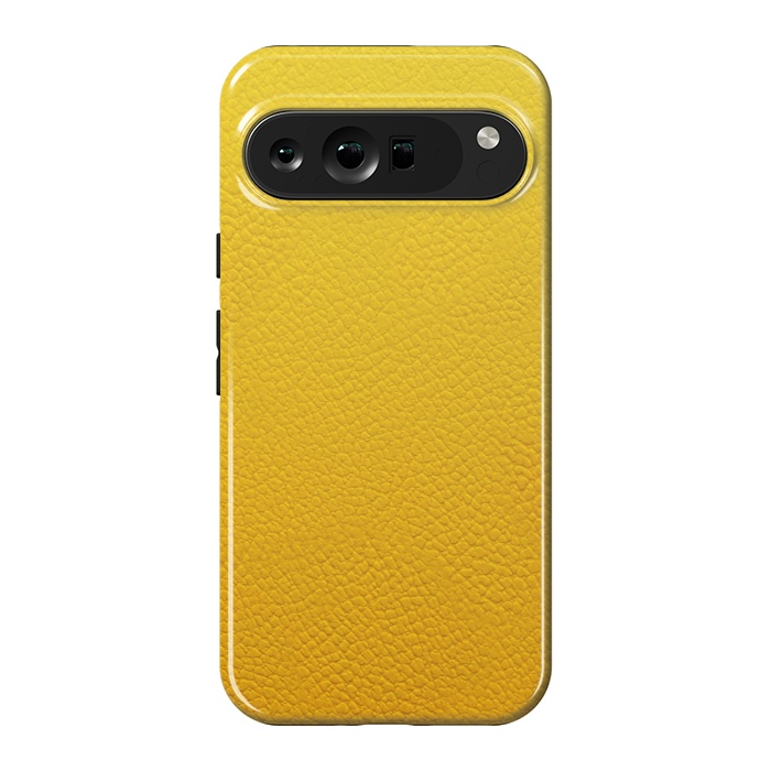 Pixel 9 Pro XL StrongFit Yellow Leather by JohnnyVillas