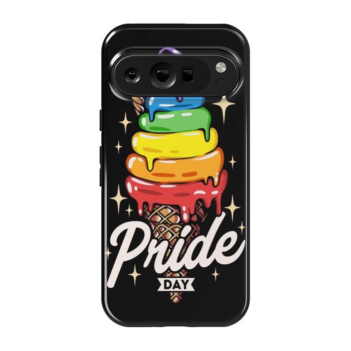 Pixel 9 pro StrongFit Rainbow Pride Ice Cream by LM2Kone