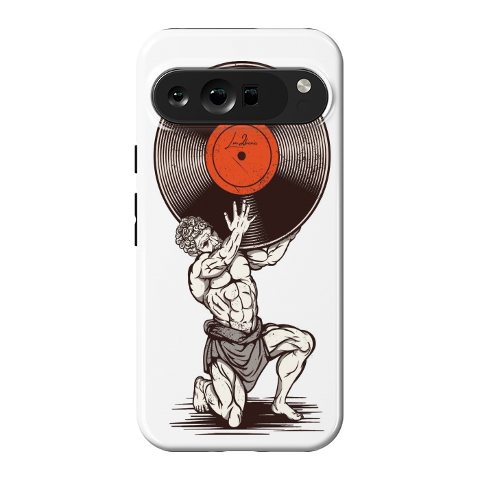 Pixel 9 Pro XL StrongFit Vinyl Atlas by LM2Kone