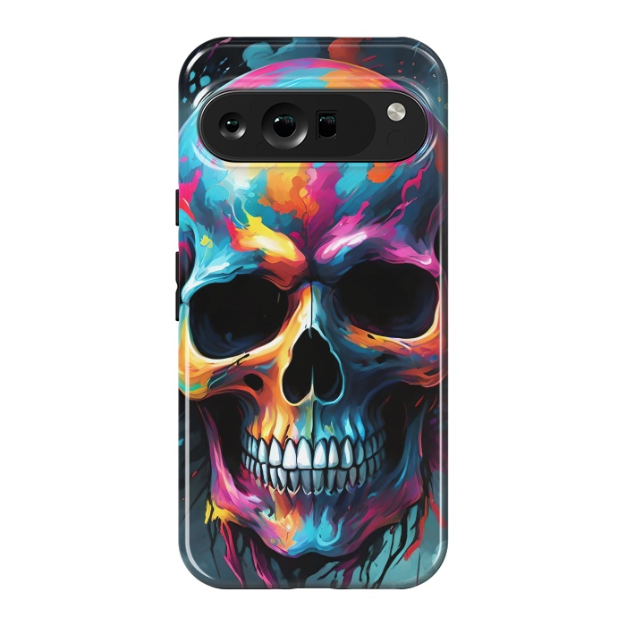 Pixel 9 Pro XL StrongFit Splash Skull by JohnnyVillas