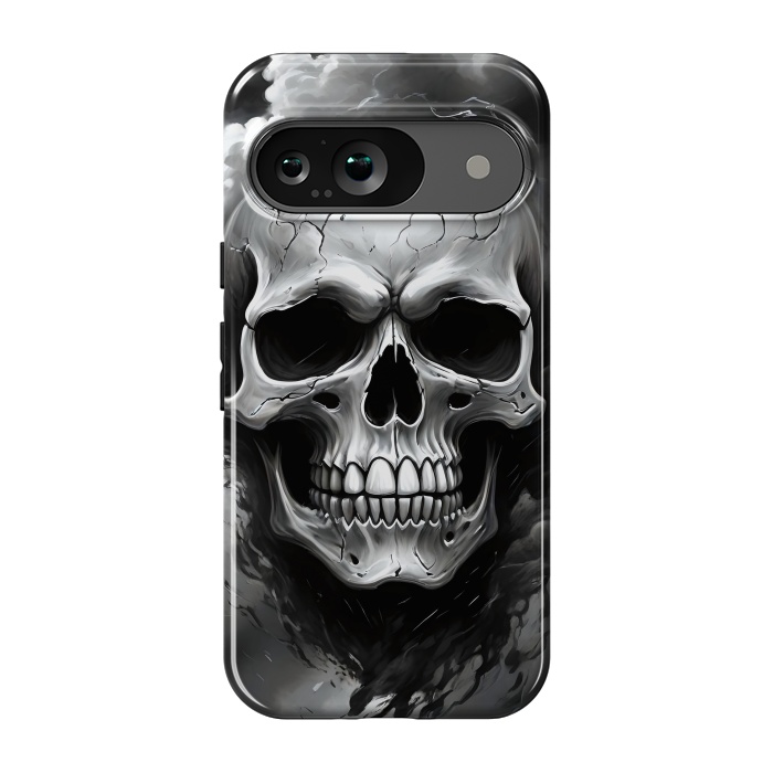 Pixel 9 StrongFit Dark Skull by JohnnyVillas