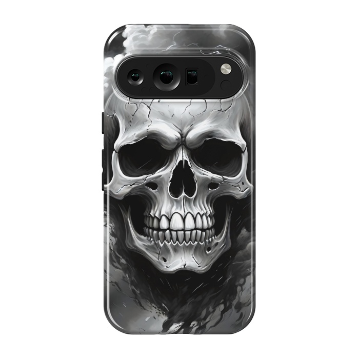 Pixel 9 pro StrongFit Dark Skull by JohnnyVillas