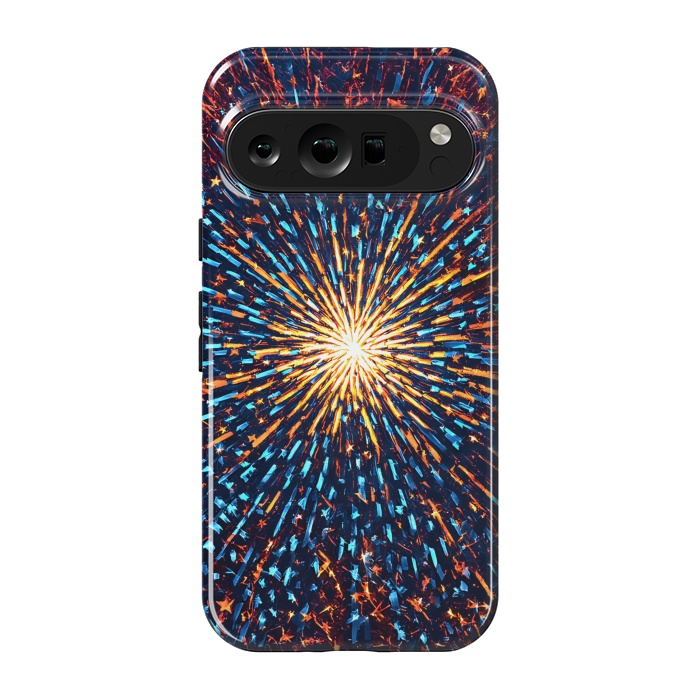 Pixel 9 pro StrongFit Fireworks  by Winston